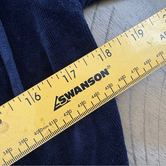 Womens Navy Velour Pants jacket S Set V2K vintage retro outfit twisted heart - Picture 14 of 16